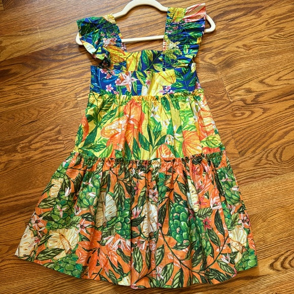 Farm Rio beautiful light weight vacation dress xs like new - Picture 6 of 6